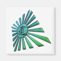 Sailing Sun Magnet