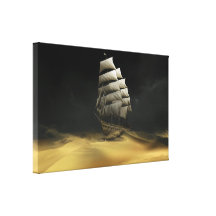 Sailing the Desert Gallery Wrapped Canvas