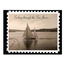 Sailing the San Juans Post Card
