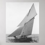 Sailing Yacht Gloriana, 1891 Print