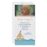 Sailor Boy Birthday Party Invitation Photocard