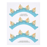 Sailor Boy Cupcake Wrappers Printable Template Letterhead Template