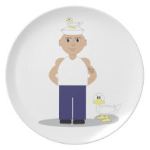 Sailor & Ducks Plate