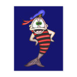 Sailor Fish Post Card
