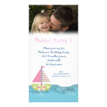 Sailor Girl Birthday Party Invitation Photocard Photo Card Template