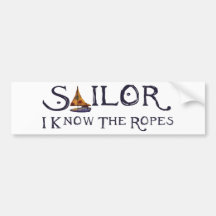 Sailors Boat Bumper Stickers