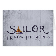 Sailors Boat Card