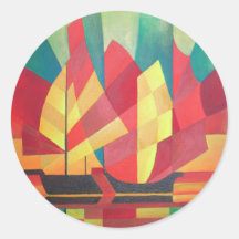 Sails and Ocean Skies Stickers