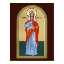 Saint Abigail Prayer Card Post Card