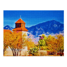 Saint Ann's Church and the Santa Ritas Postcard