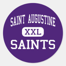 Saint Augustine - Saints - High - San Diego Round Sticker