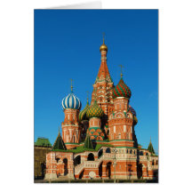Saint Basil's Cathedral Moscow Russia Cards
