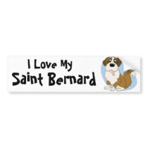 Saint Bernard Bumper Sticker