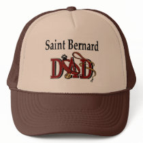 Saint Bernard Dad Gifts Mesh Hats