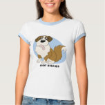 Saint Bernard Ladies Ringer T-Shirt