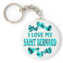SAINT BERNARD Love keychains