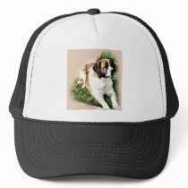 Saint Bernard Lovers Gifts Trucker Hats