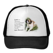 Saint Bernard Lovers Hat