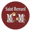 Saint Bernard MOM Gifts stickers