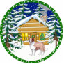 Saint Bernard winter Cut Out
