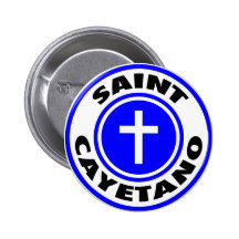 Saint Cayetano Badges Avec Agrafe