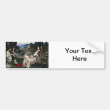 Saint Cecilia (1895) Bumper Sticker