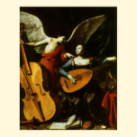 Saint Cecilia and the Angel by Carlo Saraceni posters