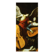 Saint Cecilia and the Angel by Carlo Saraceni Rack Cards