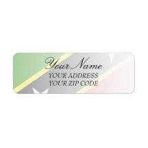 Saint Christopher Nevis Custom Return Address Labels