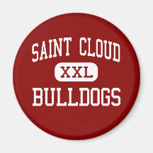 Saint Cloud - Bulldogs - High - Saint Cloud Fridge Magnets
