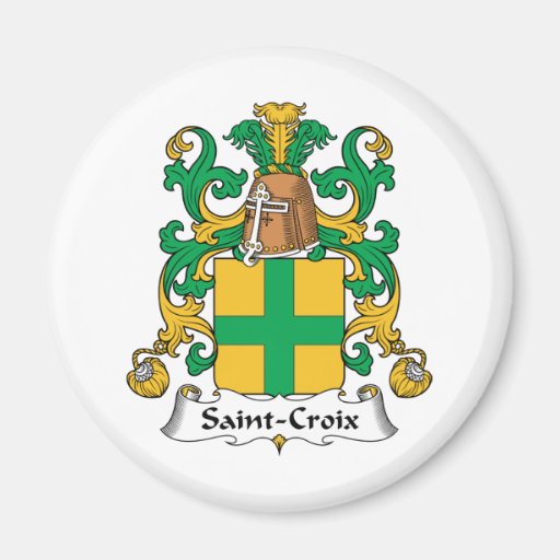 Saint-Croix Family Crest Magnet