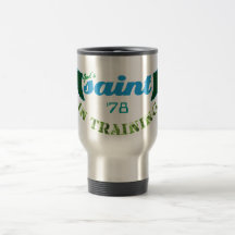 Saint dans la tasse chrétienne de voyage de format