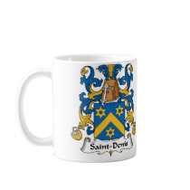 Saint-Denis Family Crest Mugs