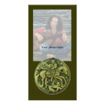 SAINT GEORGE AND DRAGON MEDALLION, green photo cards