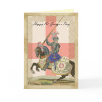 Saint George's Day card, St. George carda