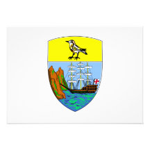 Saint Helena Coat of Arms Custom Invitation
