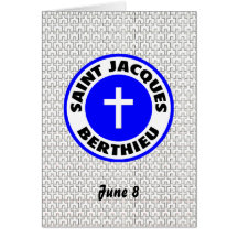 Saint Jacques Berthieu Greeting Card