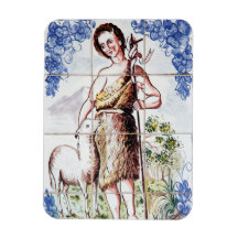 Saint John Rectangular Magnet