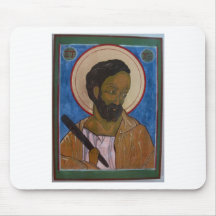 Saint Jude Icon Mouse Pad