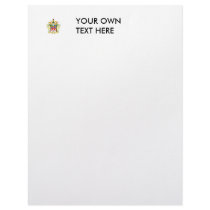 Saint_Kitts and Nevis Coat of Arms Custom Letterhead