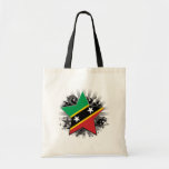 Saint Kitts et étoile du Niévès Sac De Toile
