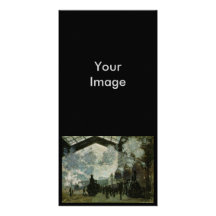 Saint Lazare Station by Claude Monet Photo Card
