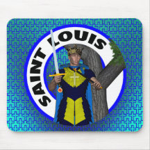 Saint Louis IX King of France Mousepad