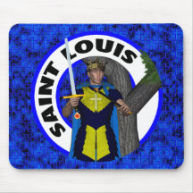 Saint Louis IX King of France Mousepads