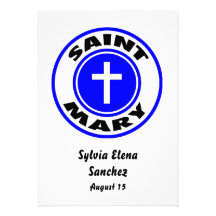 Saint Mary Custom Announcements