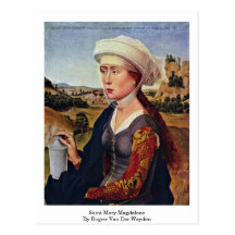 Saint Mary Magdalene. By Rogier Van Der Weyden Postcard