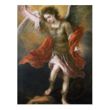 Saint Michael banishes the devil to the abyss Postcards