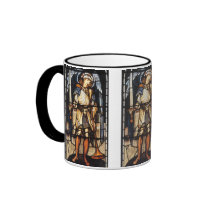 Saint Michael (stained glass) by Burne Jones Mug
