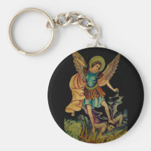 Saint Michael The Archangel Key Chain