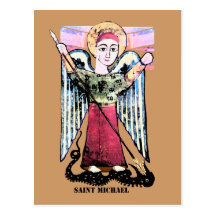 Saint Michael the archangel Post Card